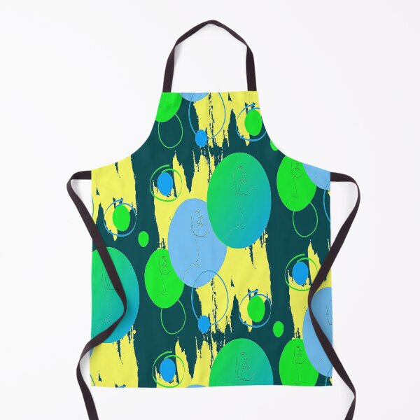 Item preview, Abstract Faces Colorful Circles Abstract art design, linear design, Pscychedelic  Arte Abstraco designed and sold by Adri Barnard.