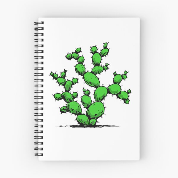 Item preview, green prickly pear cactus drawing designed and sold by cam-graphics.
