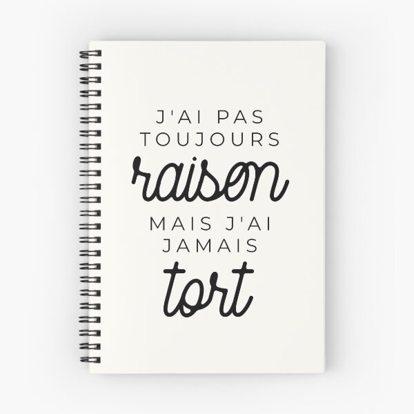 Item preview, J'ai pas toujours raison mais j'ai jamais tort designed and sold by TheLemonBox.