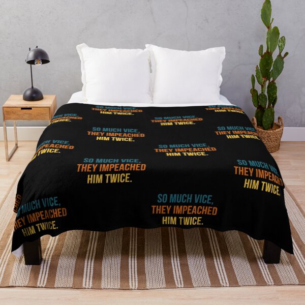 Item preview, So Much Vice They Impeached Him Twice Trump Second Impeachment designed and sold by IntegrityDesign.