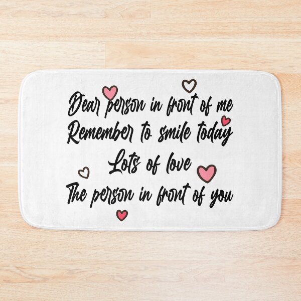 Item preview, Dear person behind me / dear person in front of me designed and sold by RedJazz.