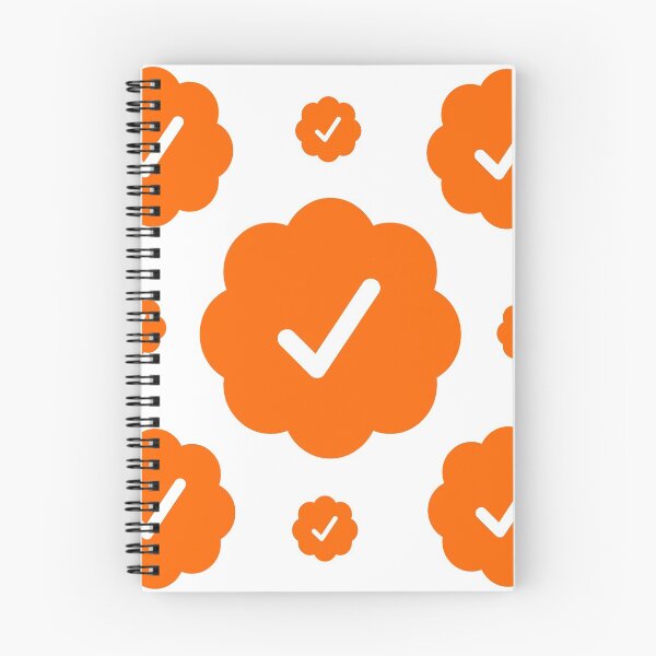 Item preview, Verified check stickers set in orange color designed and sold by EnjoyMyTees.
