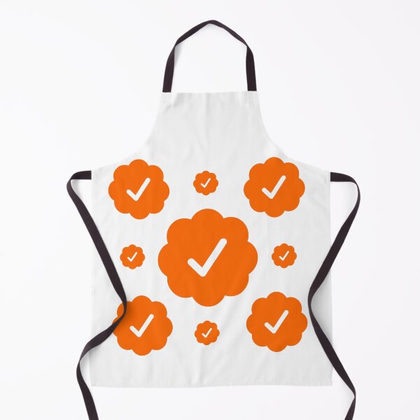 Item preview, Verified check stickers set in orange color designed and sold by EnjoyMyTees.