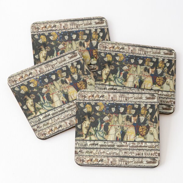 Item preview, THE BAYEUX TAPESTRY And Medieval Miniature ,Death of King Harold at Battle of Hastings designed and sold by BulganLumini.