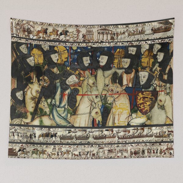 Item preview, THE BAYEUX TAPESTRY And Medieval Miniature ,Death of King Harold at Battle of Hastings designed and sold by BulganLumini.