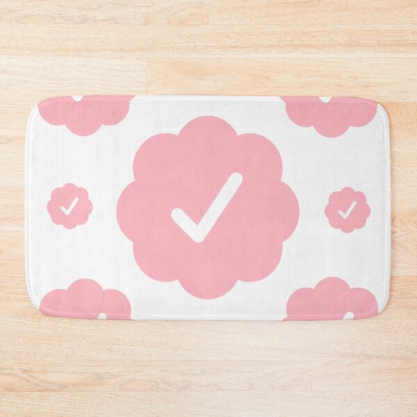 Item preview, Verified check stickers set in pink color designed and sold by EnjoyMyTees.