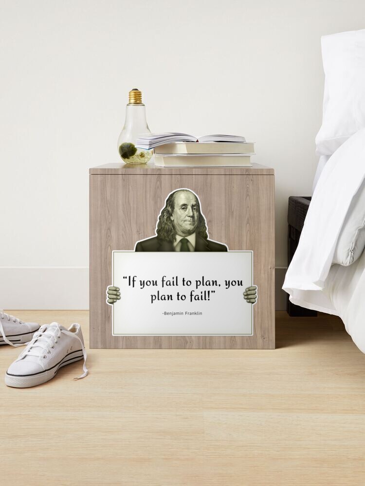 If you Fail to Plan, you Plan to Fail-Benjamin Franklin Womens Thong U -  Davson Sales