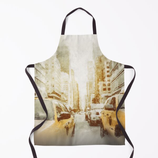 Item preview, New York street canyon taxis designed and sold by coolArtGermany.