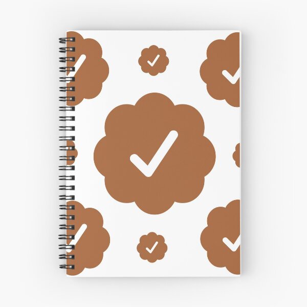 Item preview, Verified check stickers set in brown color designed and sold by EnjoyMyTees.