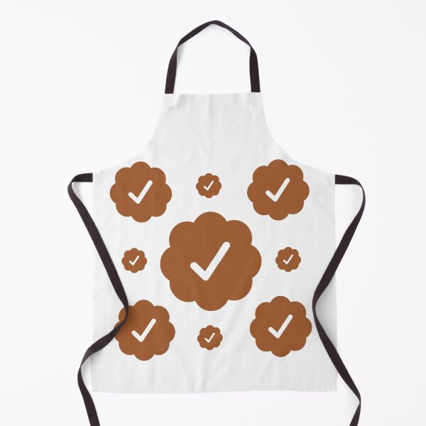 Item preview, Verified check stickers set in brown color designed and sold by EnjoyMyTees.