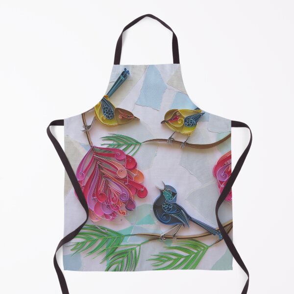 Item preview, Three Blue Wrens amongst Grevillea designed and sold by TambellaArts.