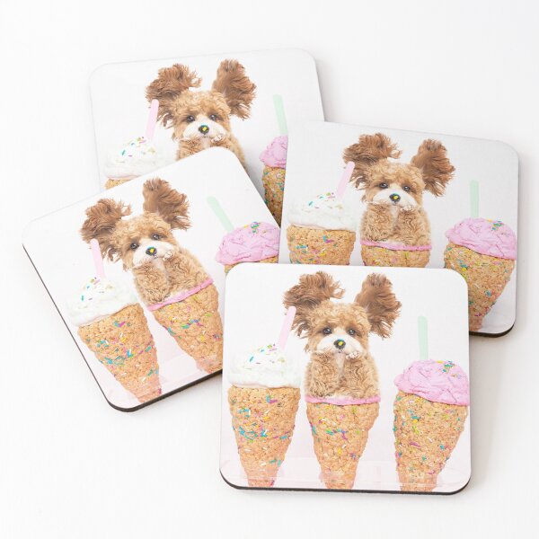 Item preview, Cute Food Cavapoo ice-cream cone designed and sold by toppopin.