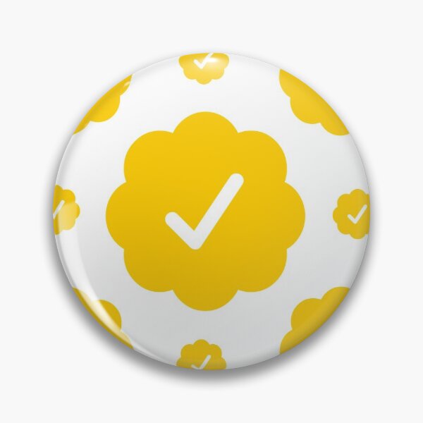 Item preview, Verified check stickers set in yellow color designed and sold by EnjoyMyTees.