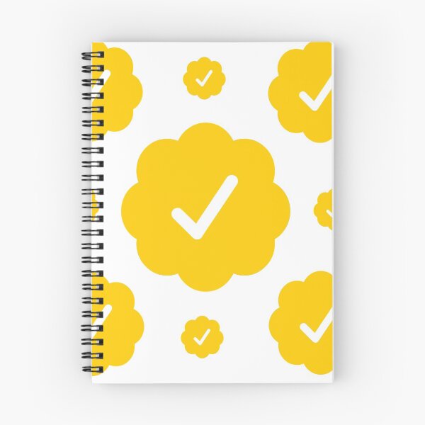 Item preview, Verified check stickers set in yellow color designed and sold by EnjoyMyTees.