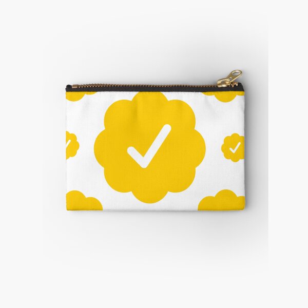 Item preview, Verified check stickers set in yellow color designed and sold by EnjoyMyTees.