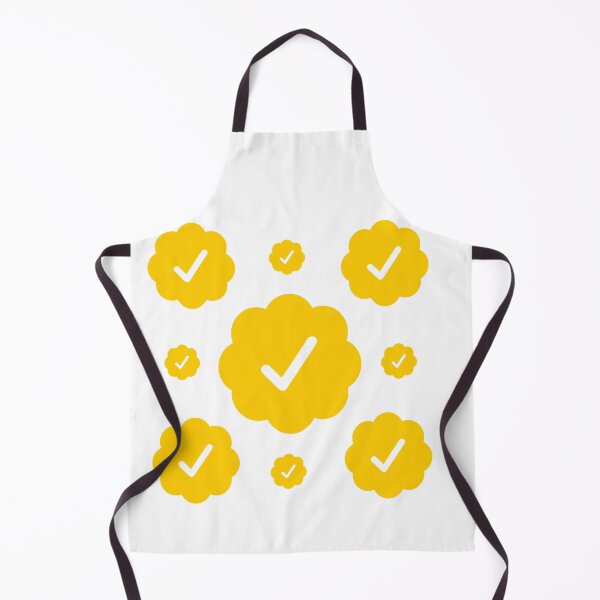 Item preview, Verified check stickers set in yellow color designed and sold by EnjoyMyTees.