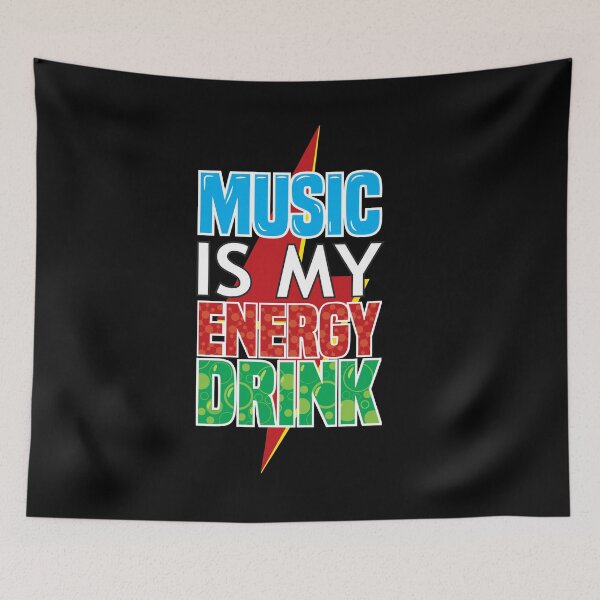 Item preview, Music is my Energy Drink designed and sold by Styler Design.