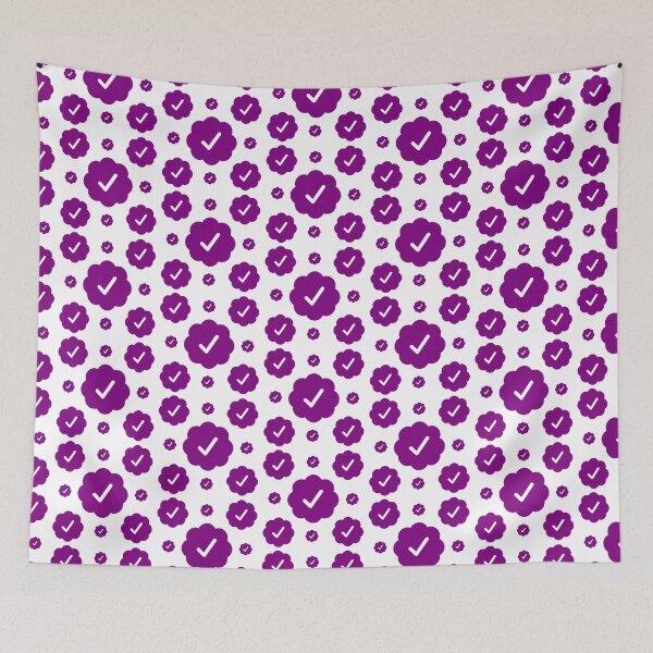 Item preview, Verified check stickers set in purple color designed and sold by EnjoyMyTees.