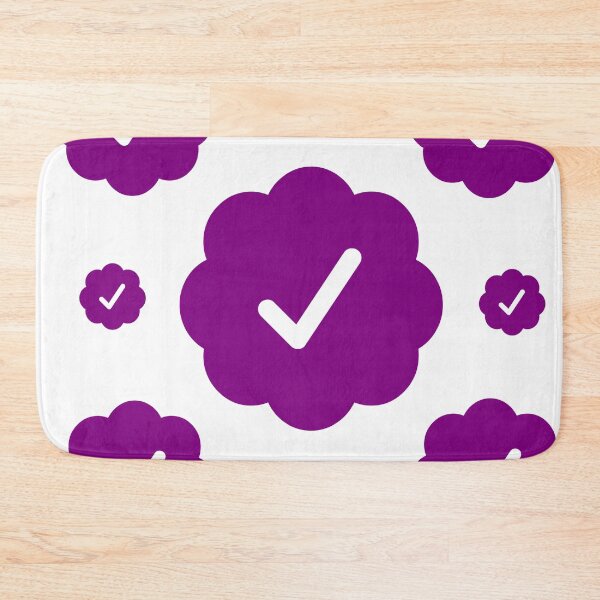 Item preview, Verified check stickers set in purple color designed and sold by EnjoyMyTees.