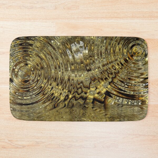 Item preview, Trippy golden watery ripples design  designed and sold by TrippyEarth.