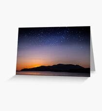 Twilight Stars Greeting Card