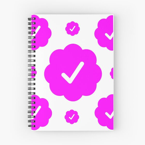 Item preview, Verified check stickers set in magenta color designed and sold by EnjoyMyTees.