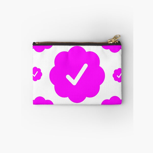 Item preview, Verified check stickers set in magenta color designed and sold by EnjoyMyTees.