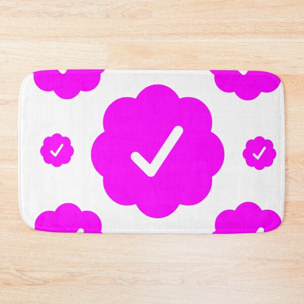 Item preview, Verified check stickers set in magenta color designed and sold by EnjoyMyTees.