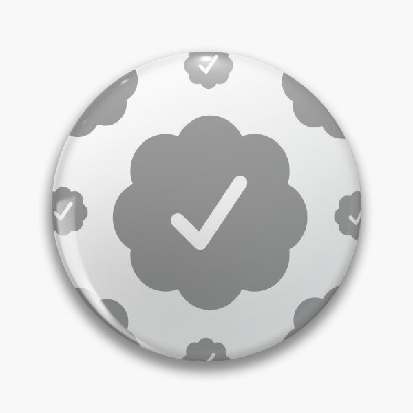 Item preview, Verified check stickers set in grey color designed and sold by EnjoyMyTees.