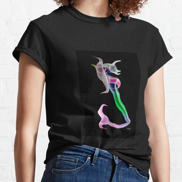 Fantasy creative incense smoke photograph of Serphant Fish Classic T-Shirt