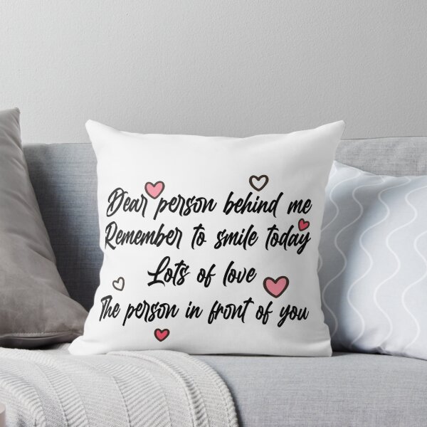 Item preview, Dear person behind me / dear person in front of me designed and sold by RedJazz.