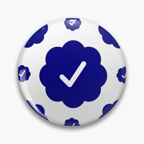 Item preview, Verified check stickers set in navy blue color designed and sold by EnjoyMyTees.