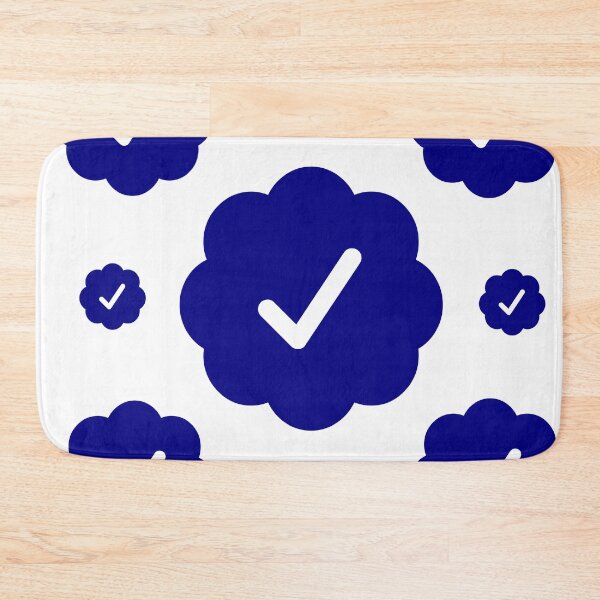 Item preview, Verified check stickers set in navy blue color designed and sold by EnjoyMyTees.