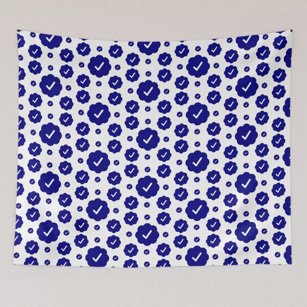 Item preview, Verified check stickers set in navy blue color designed and sold by EnjoyMyTees.