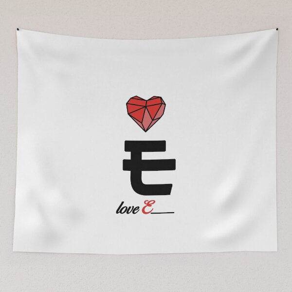 Item preview, Initial Love letter E designed and sold by Swiiing.