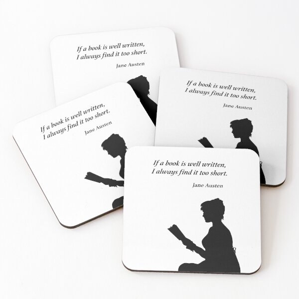 Item preview, Jane Austen Quote designed and sold by ThatsNovelGifts.