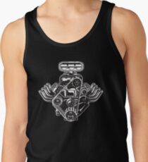 Cartoon Turbo Engine Tank Top