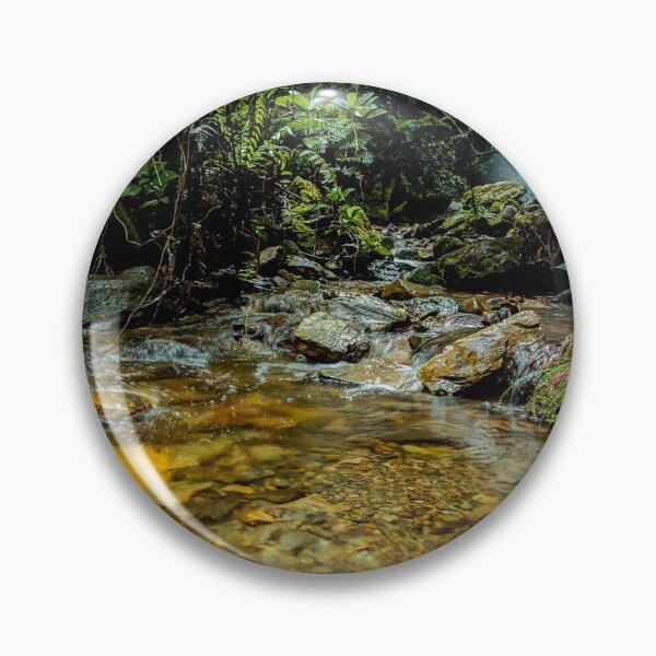 Item preview, View of a small river surrounded by nature and in the background a waterfall designed and sold by hateeyes.
