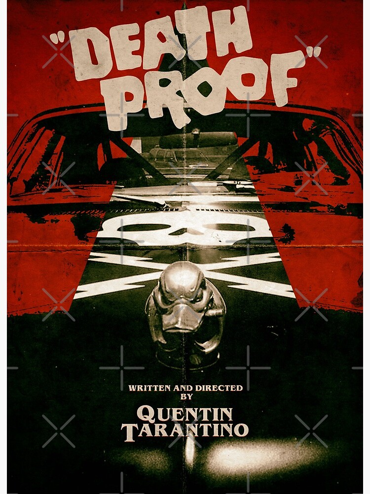  Death Proof Minimalist Movie Poster Illustration by