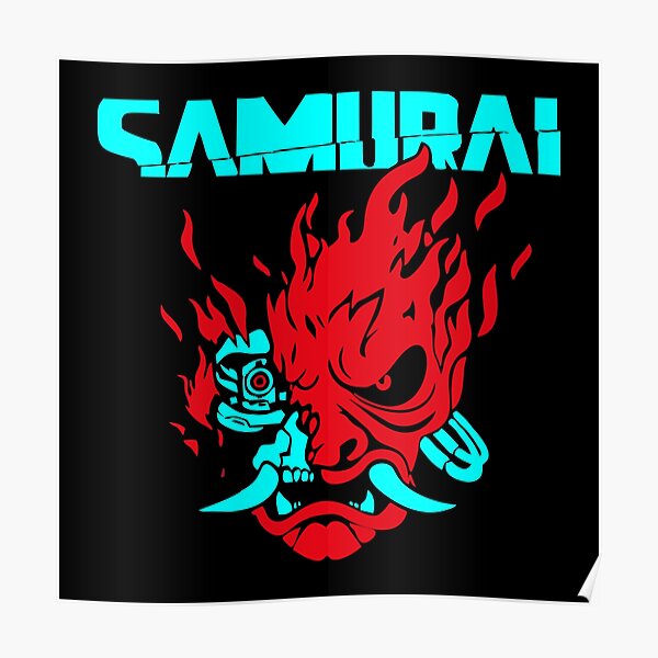 BEST SELLER - Cyberpunk 2077 Samurai Merchandise Poster