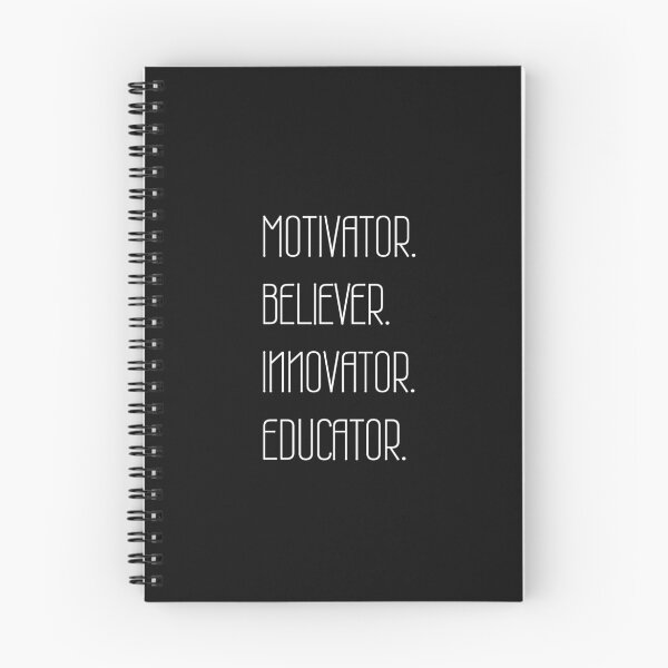 Item preview, Motivator Believer Innovator Educator, Motivational quote designed and sold by cyhdesign.