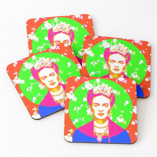 Aperçu de l'œuvre Frida Kahlo Art numérique coloré créée et vendue par junepillows.
