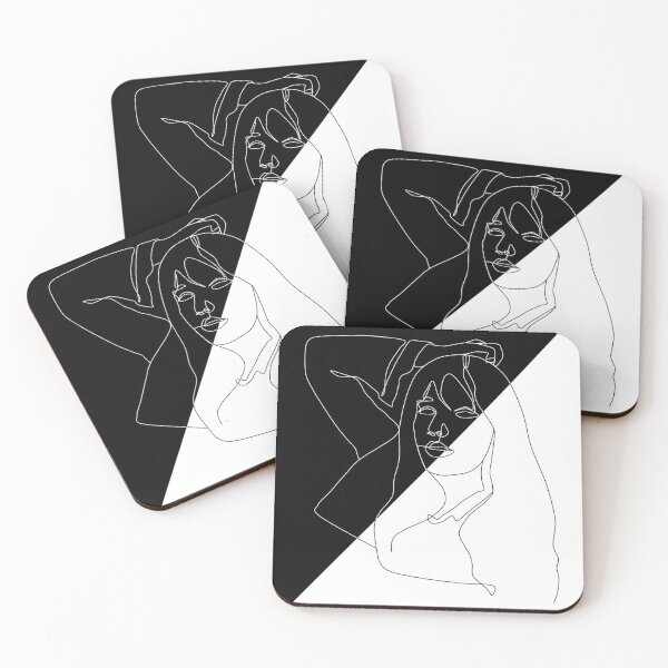 Item preview, Girl Line Art Illustration (Black and White) designed and sold by avejane.