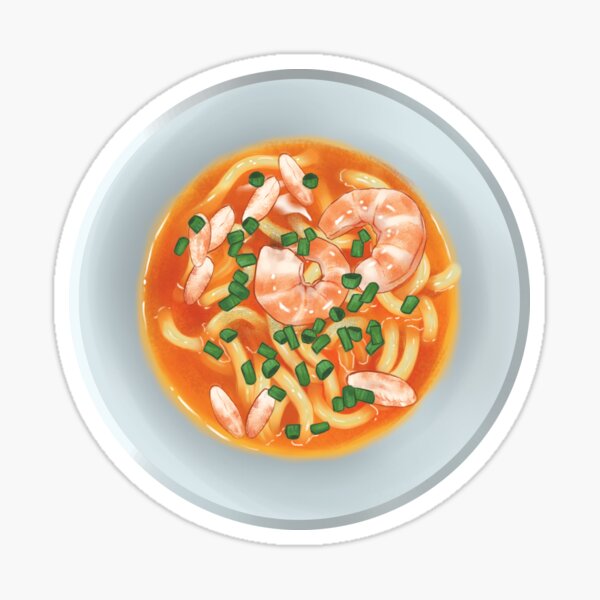 Vietnamese Banh Canh noodle bowl Sticker
