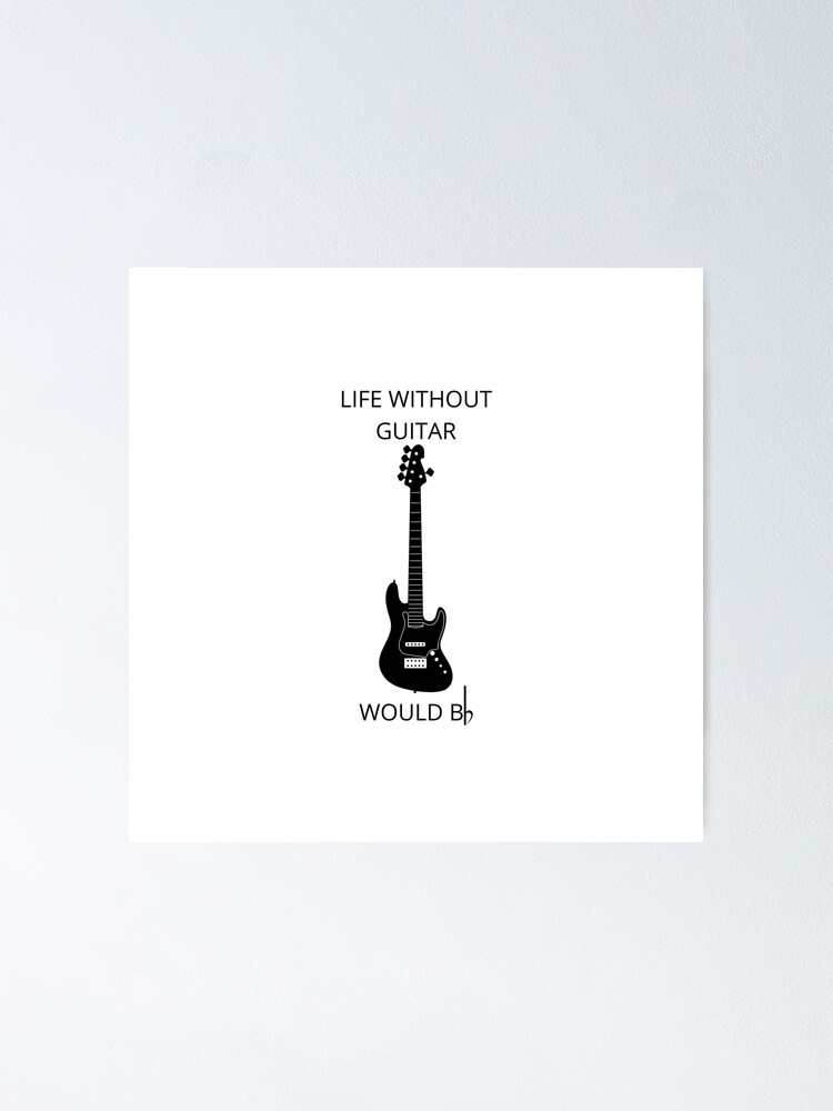 Imagen 1 de 3, Póster con la obra Guitar, diseñada y vendida por Funny-message.