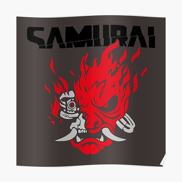 BEST SELLER - Cyberpunk 2077 Samurai Merchandise Poster