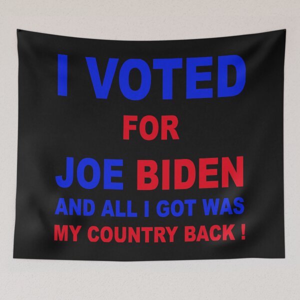 Artikelvorschau, ICH HABE FÜR JOE BIDEN GESTIMMT UND ALLES, WAS ICH BEKOMMEN HABE, WAR MEIN LAND ZURÜCK entworfen und verkauft von JOE4SHOP.