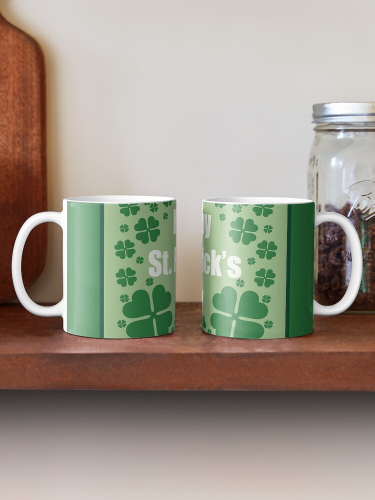 Irish Designed Pottery Mug with A Leprechaun Design