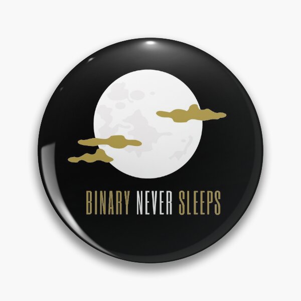 Item preview, Binary Never Sleeps designed and sold by TraderShirts.