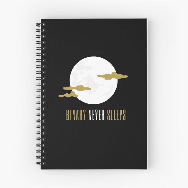 Item preview, Binary Never Sleeps designed and sold by TraderShirts.